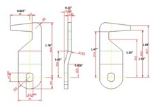 LOT OF 5 Hook cam for homak