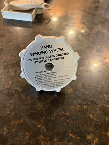 Ruota avvolgibile manuale