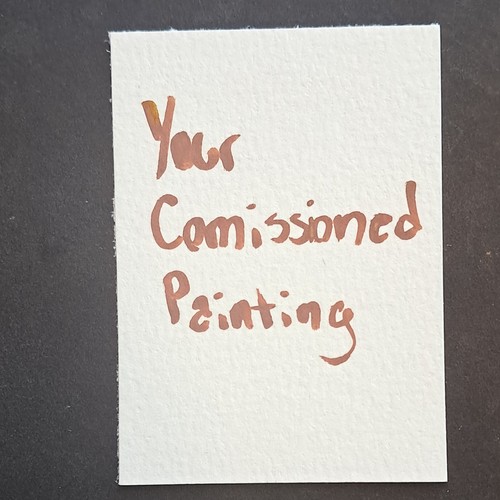 Aceo mini carta pittura - carta,