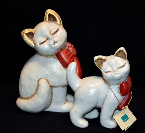 Gatto thun fiocco rosso - gatto,