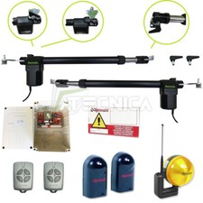 Kit automazione cancello ante battenti APRIMATIC AP 350 kg 3m pistoni 230V + 2TX