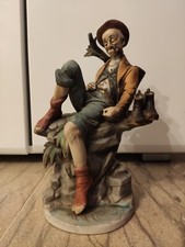 Statuina Capodimonte il cacciatore stanco 11x22