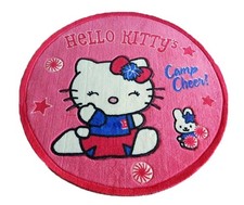 Tappeto scendiletto rotondo da bambina Hello Kitty