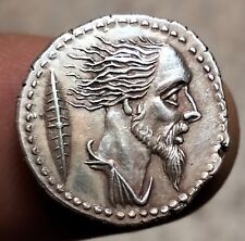 L.HOSTILIUS SASERNA, Denaro Romano in Argento Novità Mint Coin.