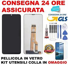 DISPLAY ORIGINALE HONOR X6A WDY-LX1 TOUCH SCREEN SCHERMO MONITOR VETRO NERO