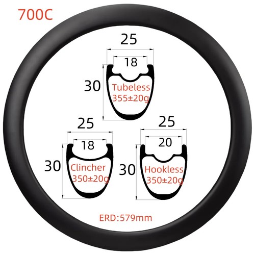 Cerchi carbonio 700c super - in,
