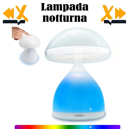 Lampada led rgb fungo senza - led,