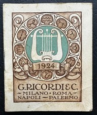 Almanacco Ricordi 1924