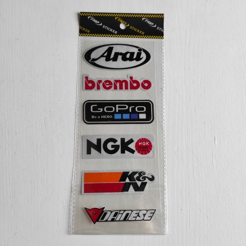 Adesivi moto set stickers - adesivi,