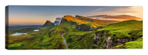 Montagne tramonto quadro - montagne,