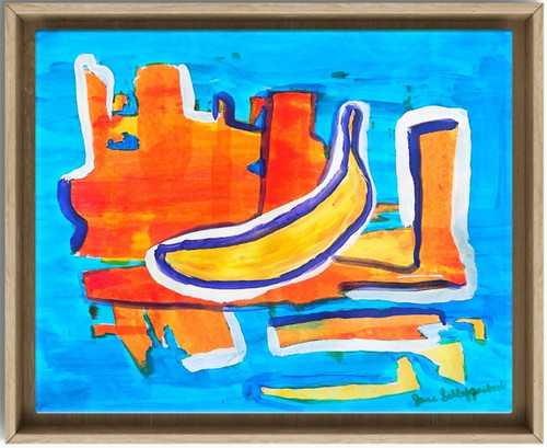 Banana moderna astratta