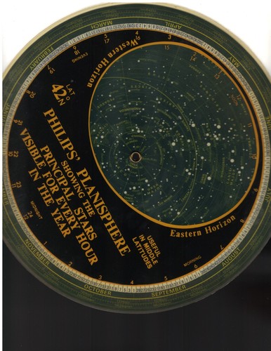 Vintage philips planisphere - vintage,