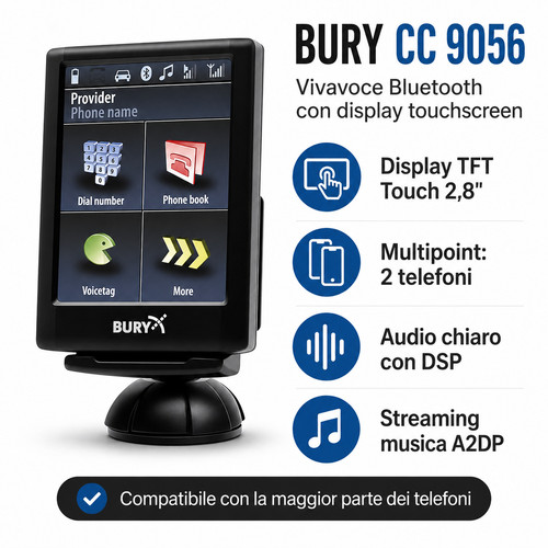 Bury 9056 plus vivavoce - cc,