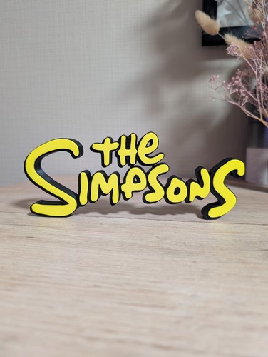 Logo the simpsons jaune noir - the,