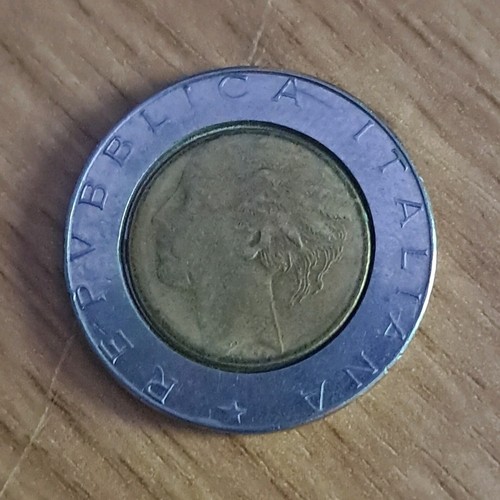 Moneta 500 lire italia - moneta,