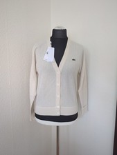 Cardigan donna Lacoste bianco