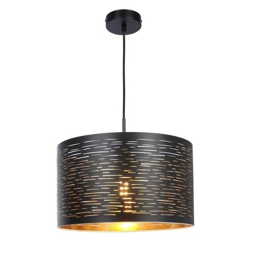 Lampadario metallo nero - lampadario,