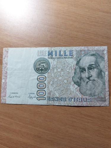 Banconota 1000 lire - 1000, marco