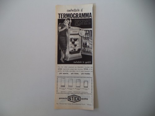 Advertising pubblicità 1961 - advertising,