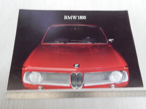 Brochure originale bmw 1800 - originale,
