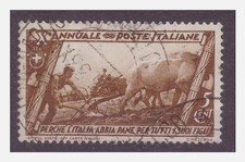 MARCIA SU ROMA  - 1932 Cent . 5  Usato