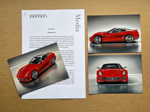 Ferrari 599 gto press - ferrari,
