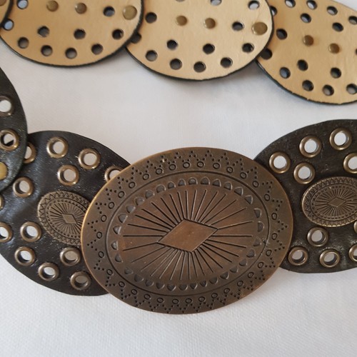 Cintura vintage pelle - in,