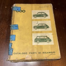 Fiat 600 E Multipla Catalogo Ricambi 1961
