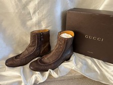 Stivali Gucci in pelle marrone