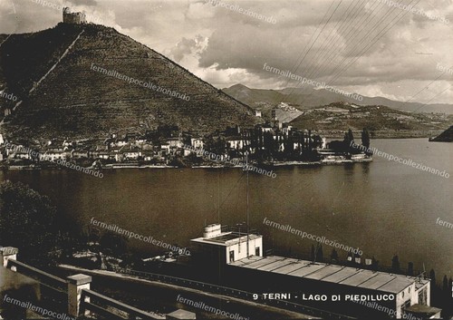 Ba820 cartolina terni lago - lago, di