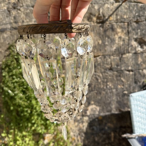 Coppia antichi lampadari a - antichi,