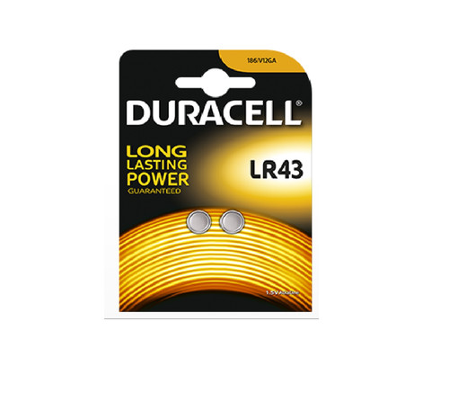 Duracell lr43 lithium button - lithium,