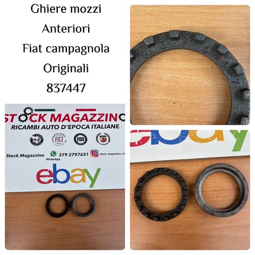Coppia ghiera mozzi ruota - coppia,