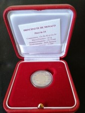 Monaco, 2 euro, 2010, PP, scatola e certificato 