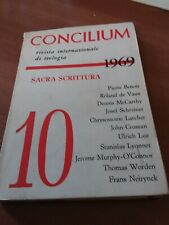 CONCILIUM RIVISTA INTERNAZIONALE DI TEOLOGIA N 10 1969 - SACRA SCRITTURA 