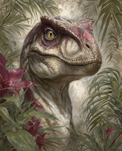 Ritratto dinosauro - ritratto,