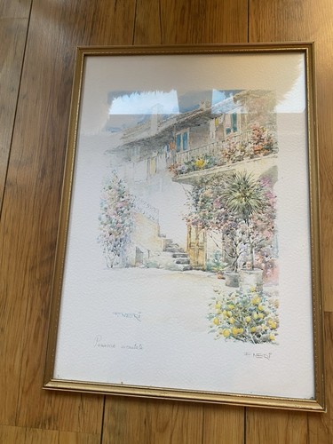 Stampa colori firmata - a,