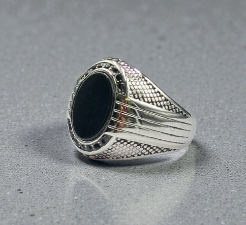 Anello per uomo acciaio - per,
