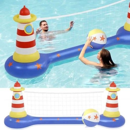 Set pallavolo piscina rete - piscina,