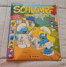 Schlumpf Sammel Action (I Puffi) Album Figurine Completo Panini