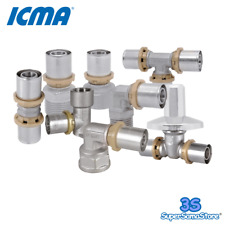 3S RACCORDI A PRESSARE A PINZARE per TUBO MULTISTRATO ACQUA Ø26x3mm SEMPITER®