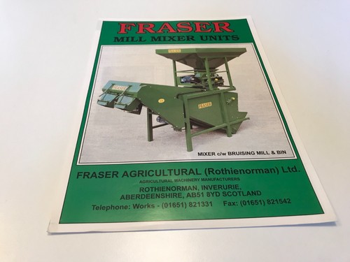 Fraser mulino agricolo unità - fraser,