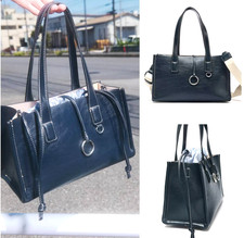 Borsa shopper ZARA blu