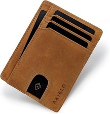 Porta Carte di Credito con Blocco RFID in Confezione Regalo – Portafoglio Uomo