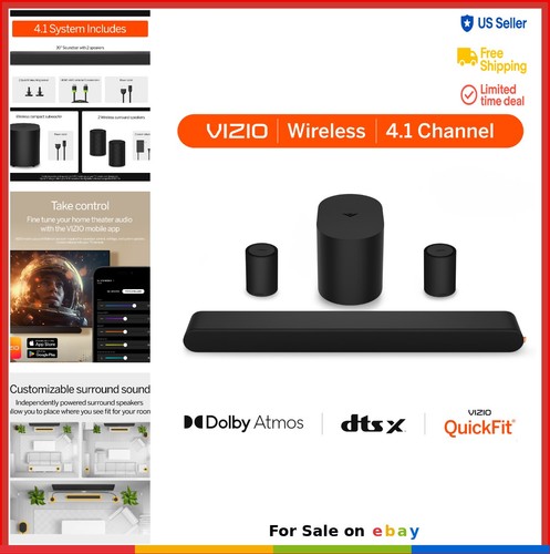 Soundbar dolby atmos - 4.1,