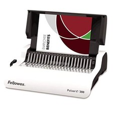 Fellowes 5620701 Rilegatrice Elettrica a Dorsi Plastici Pulsar-E, Capacità di Ri