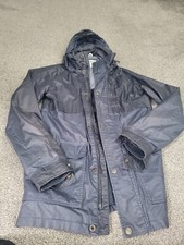 Parka Pull and Bear stile blu