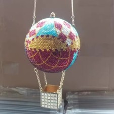 Pochette da sera con strass