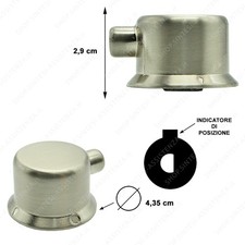 Manopola satinata rubinetto piano cottura Foster 9601361