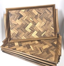 Vassoio Legno Teak MCM Vassoi